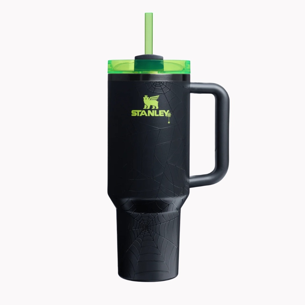 Stanley Black spider web glow Halloween cup